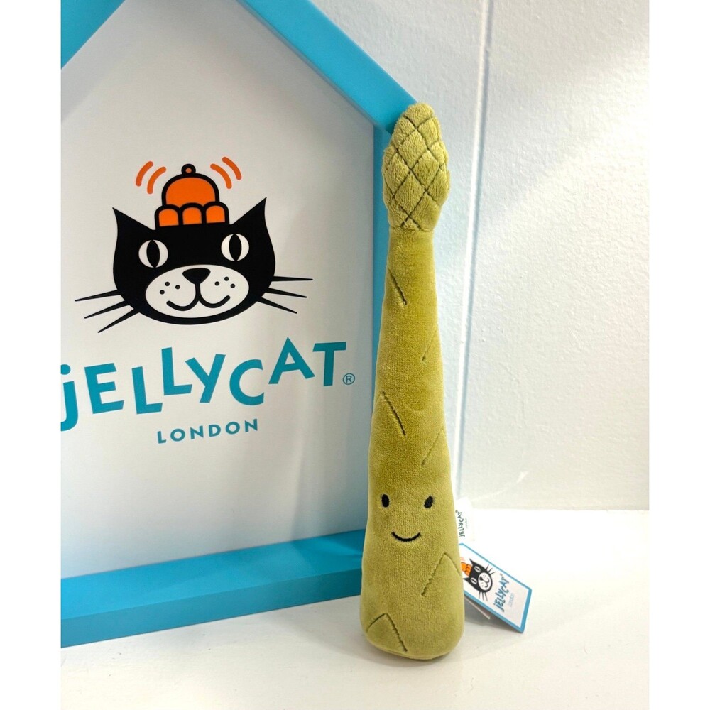 LJellycat vivacious vegetable asparagus Retired ❗️BNWT - Picture 1 of 4